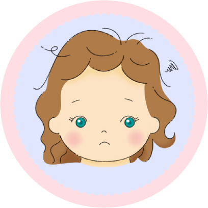 髪の毛がボサボサ