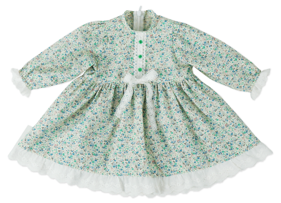 スタンドカラーワンピース