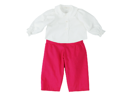 ブラウス<br>or<br>シャツ&パンツ